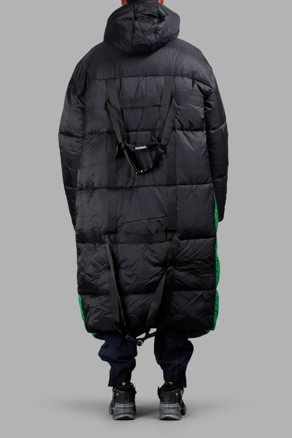 Green Black Vagabond Sleeping Bag Parka