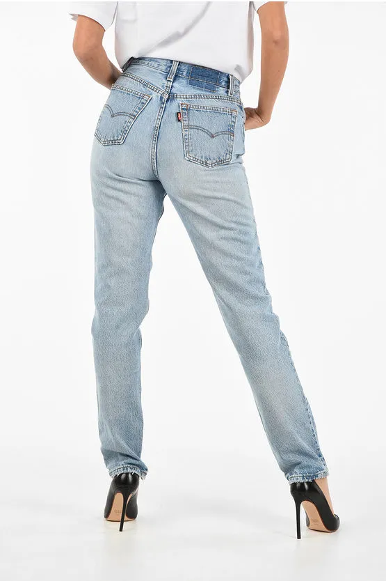 Logo Embroidered Jeans