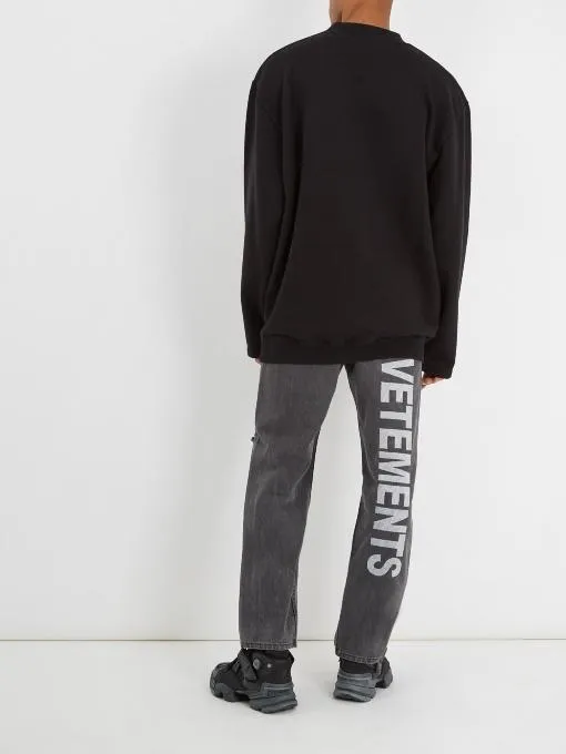 Logo Printed Jeans
