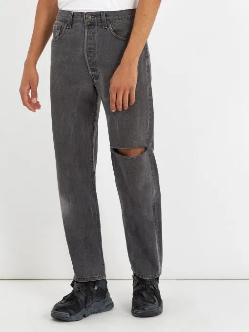 Logo Printed Jeans