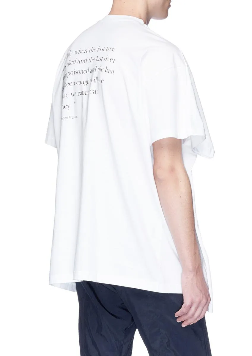 Proverb T Shirt White