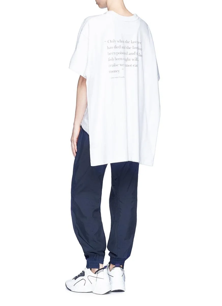 Proverb T Shirt White