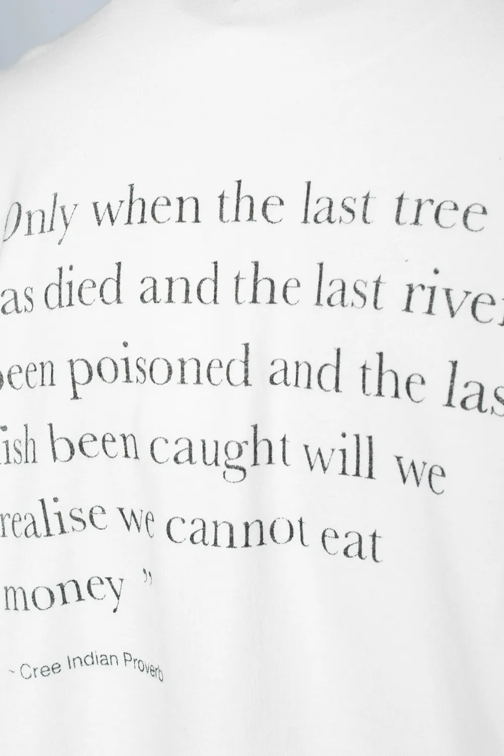 Proverb T Shirt White
