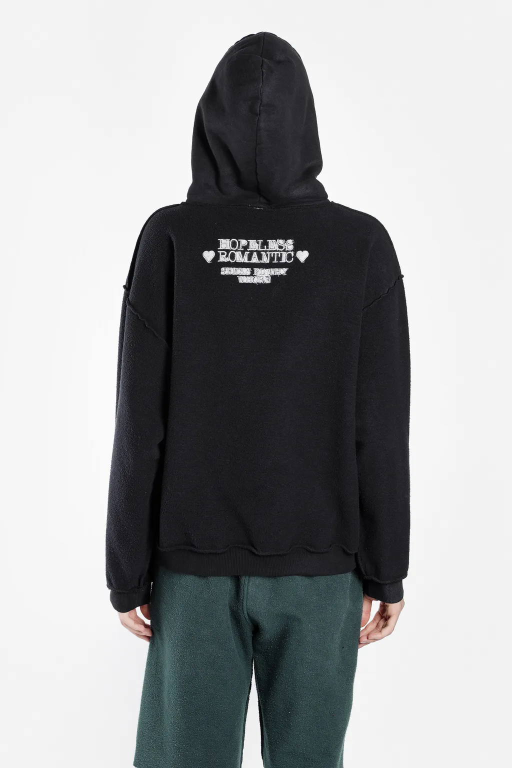 Black Inside Out Fuck Hoodie