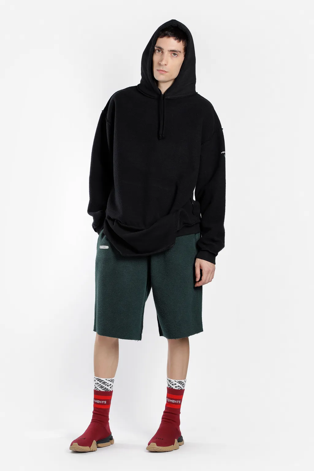 Black Inside Out Hoodie