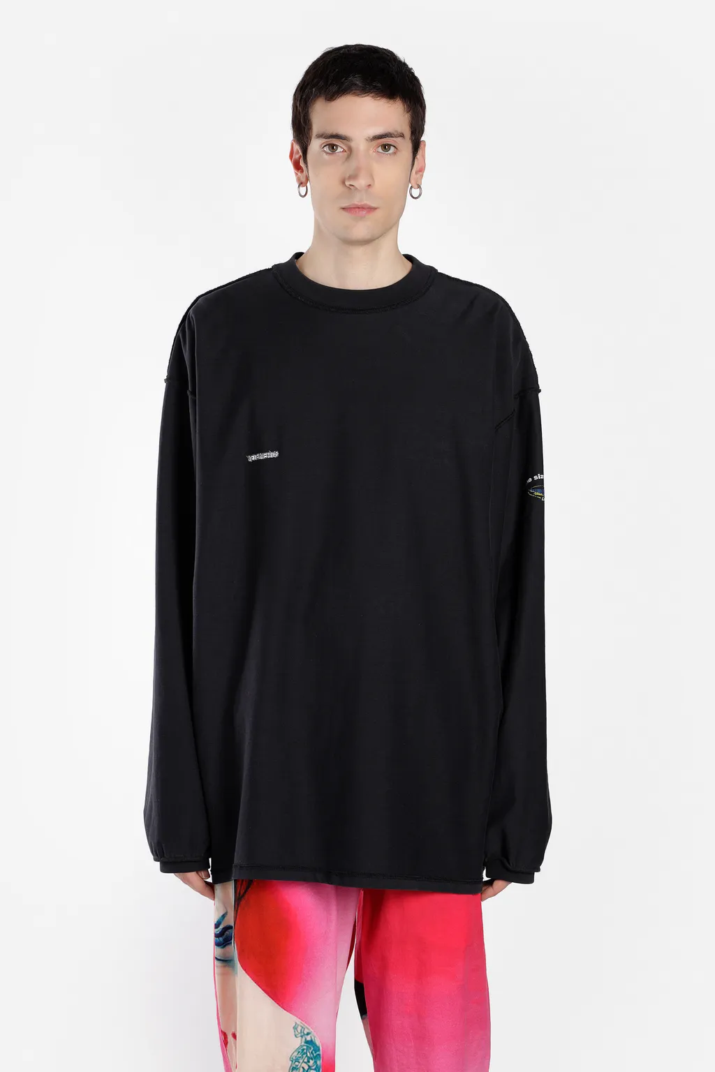 Black Inside Out Sweatshirt