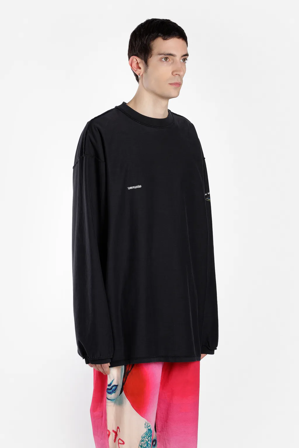 Black Inside Out Sweatshirt
