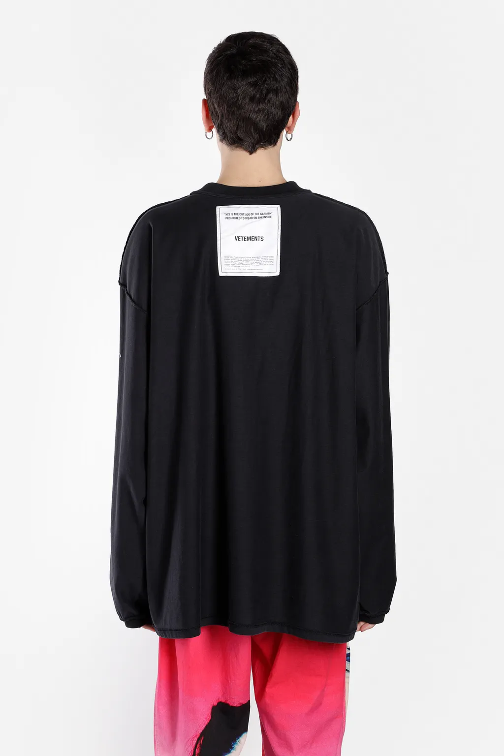 Black Inside Out Sweatshirt