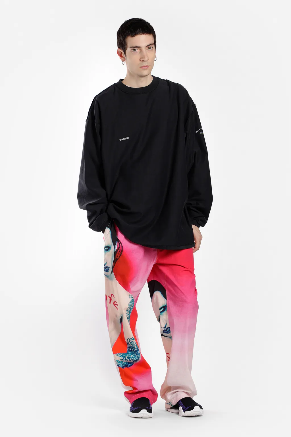 Black Inside Out Sweatshirt