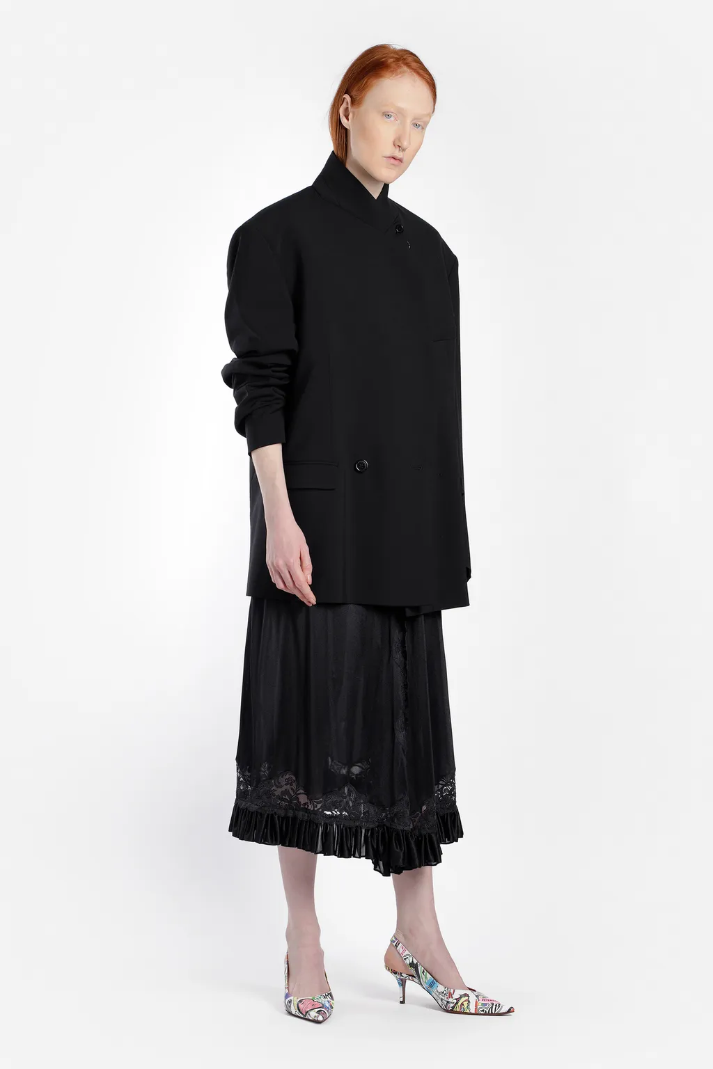 Oversized Collar Blazer