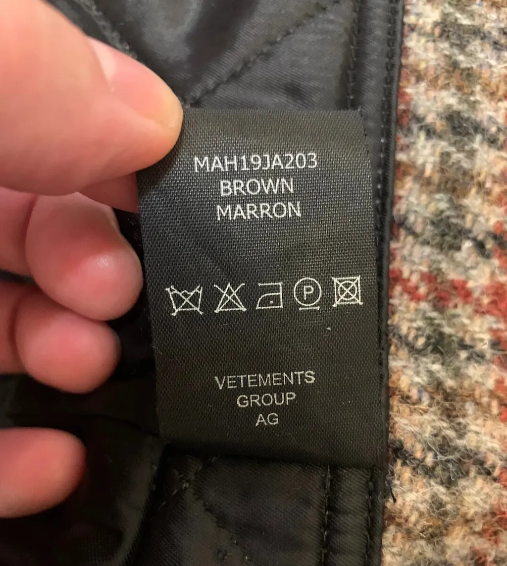 Brown Patchwork Coat