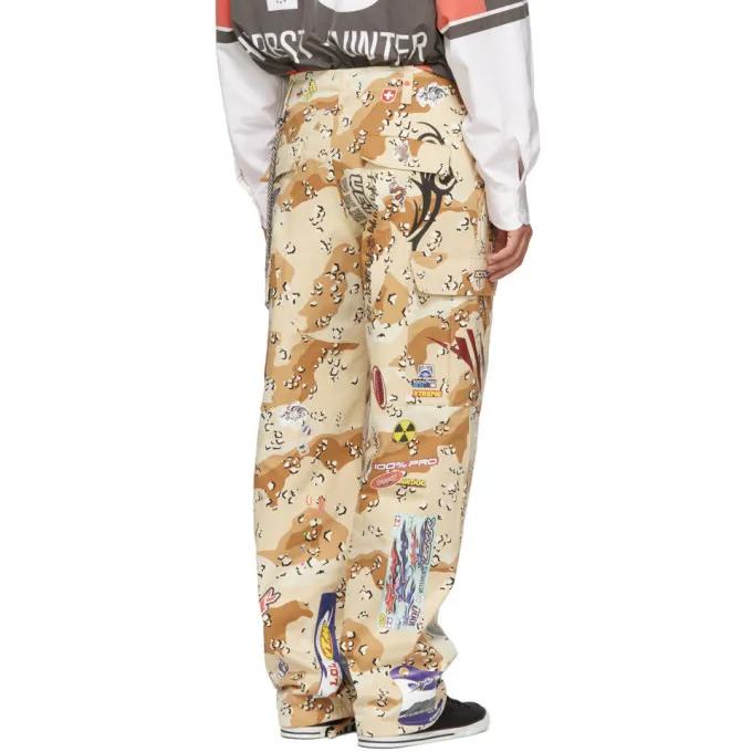 Camo Sticker Cargo Pants