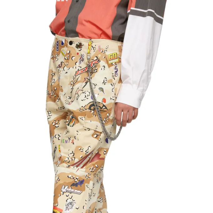 Camo Sticker Cargo Pants