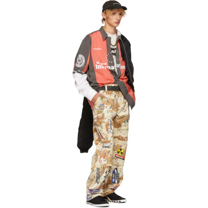 Camo Sticker Cargo Pants