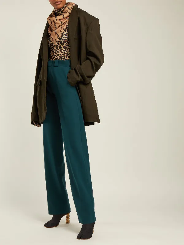 Cutout Green Trousers