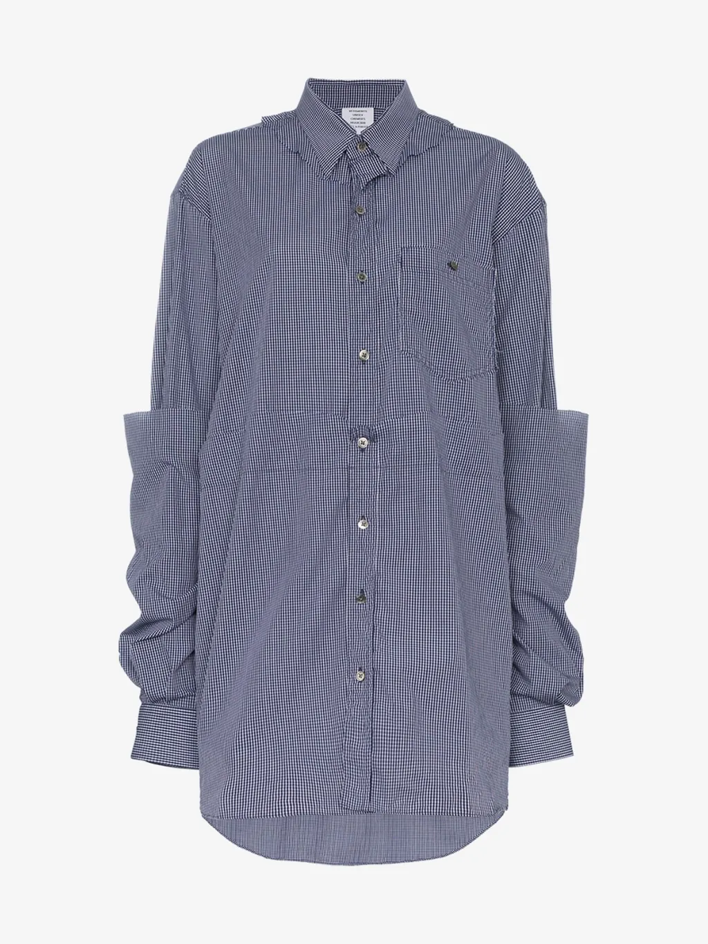Deconstructed Shirt Blue
