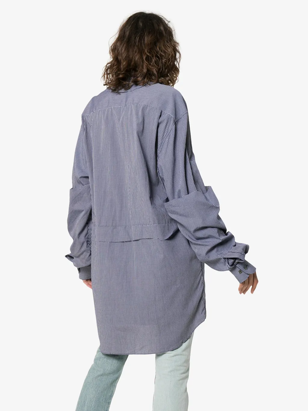 Deconstructed Shirt Blue