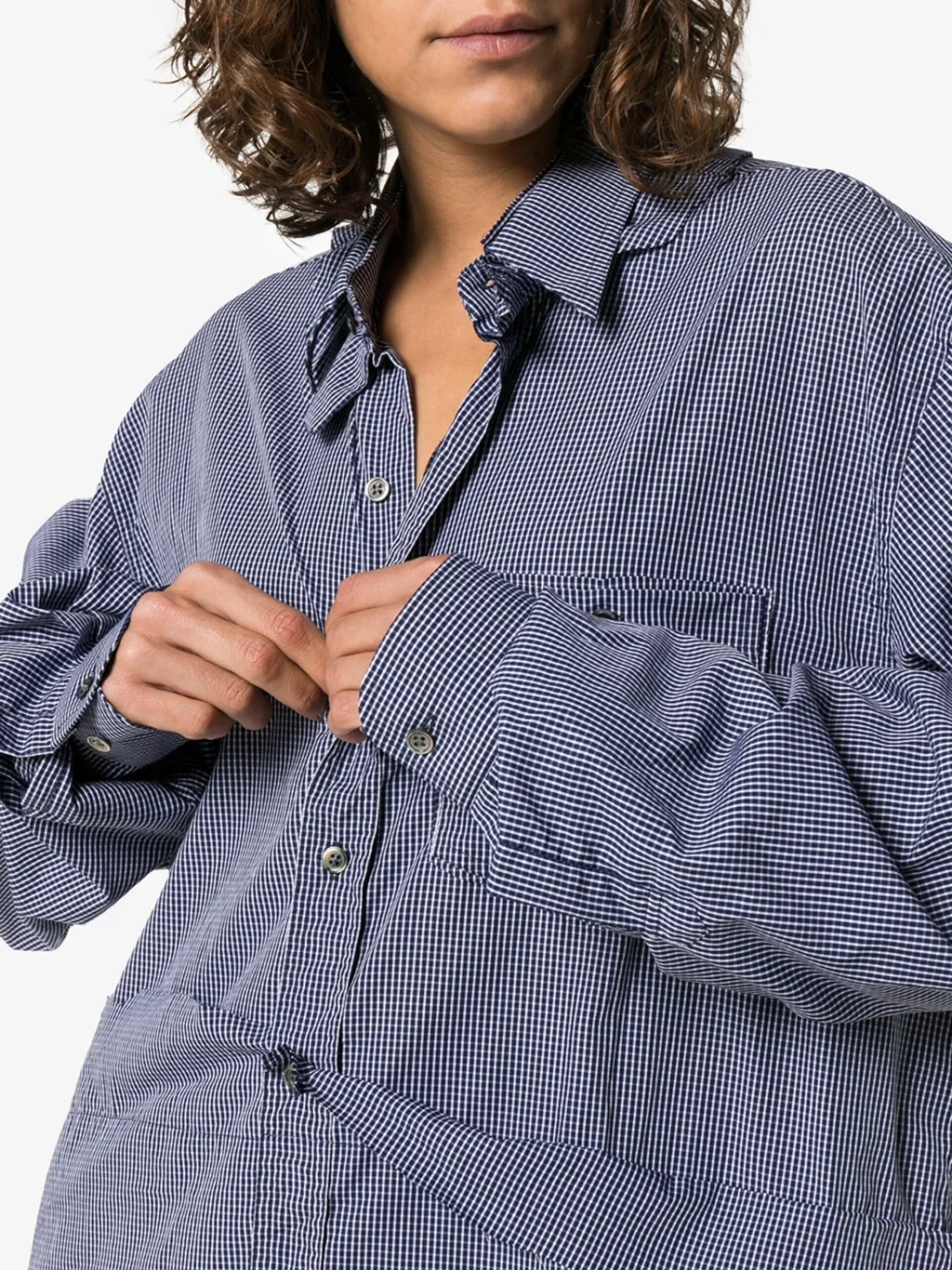 Deconstructed Shirt Blue