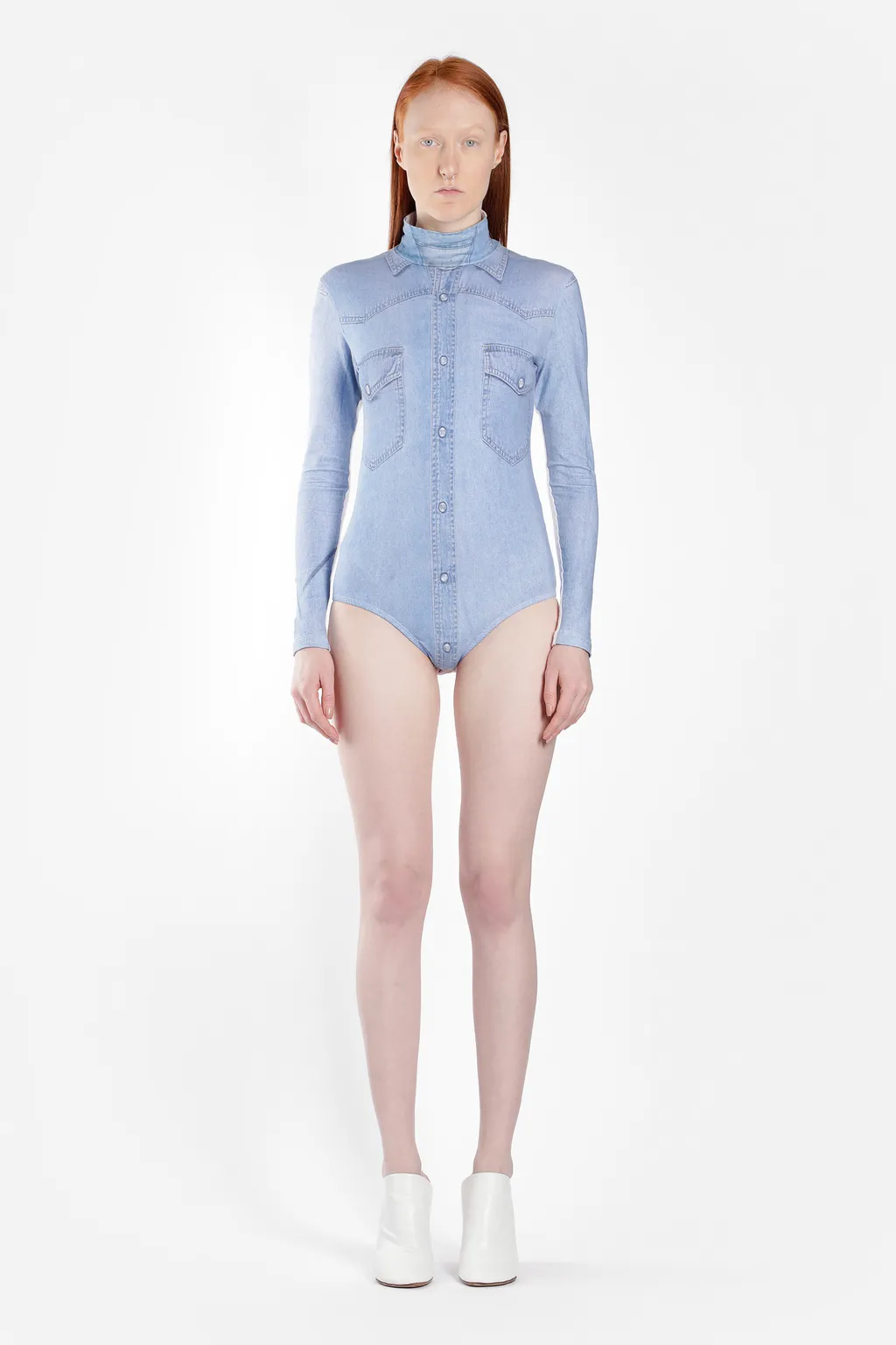 Denim Like Bodysuit