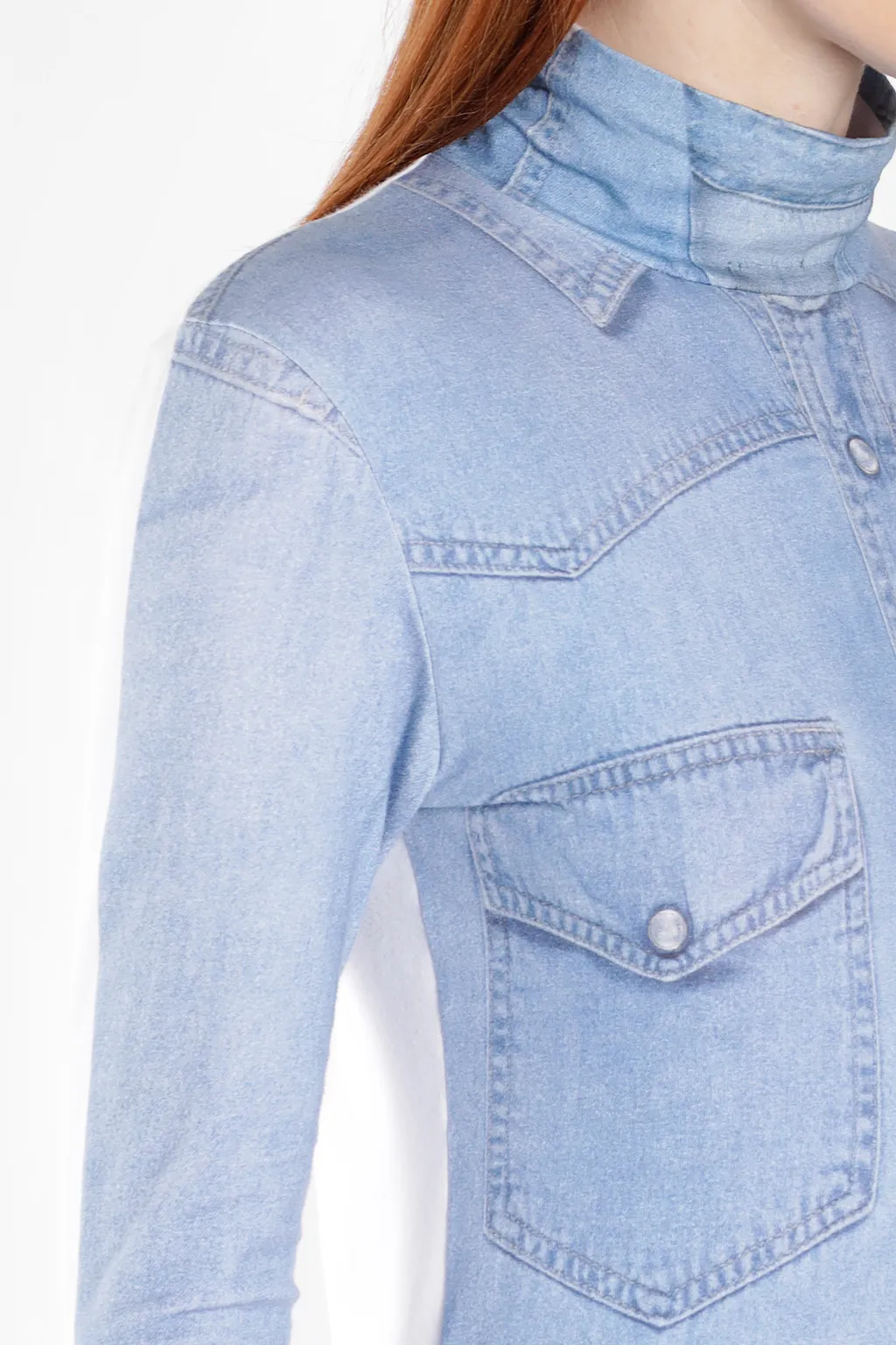 Denim Like Bodysuit