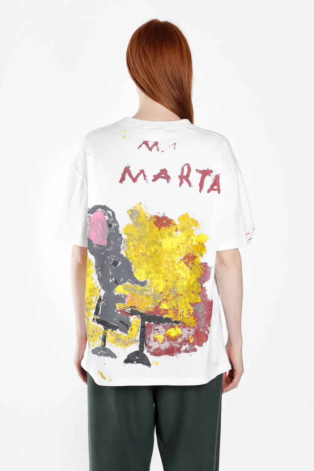 Elephant Print Oversized T-Shirt