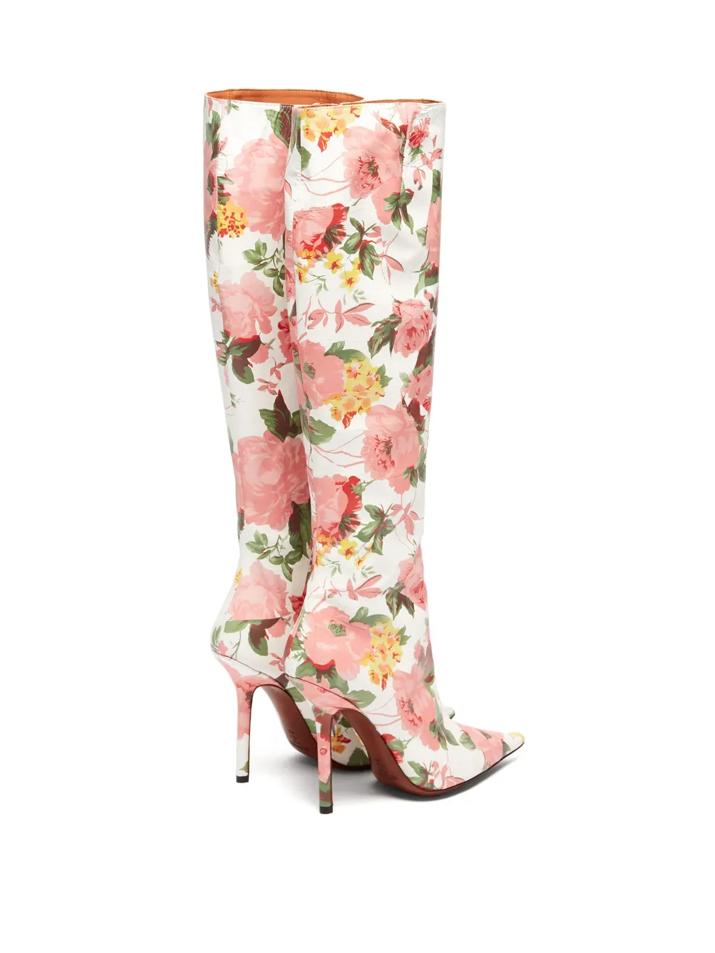Floral Heel Boots