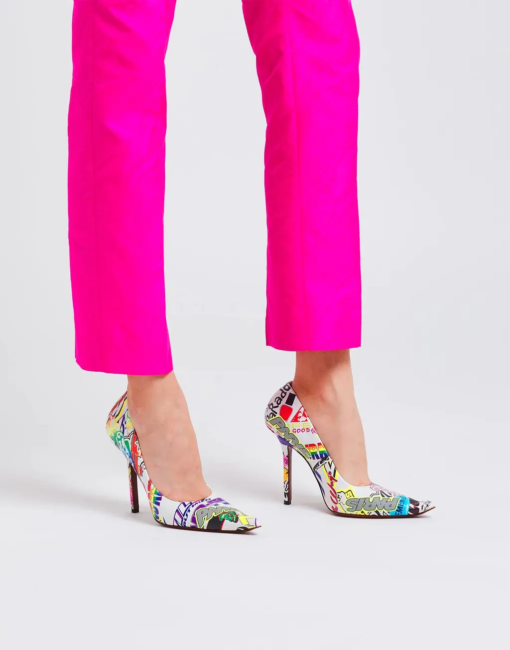 Graffiti High Heel Pumps