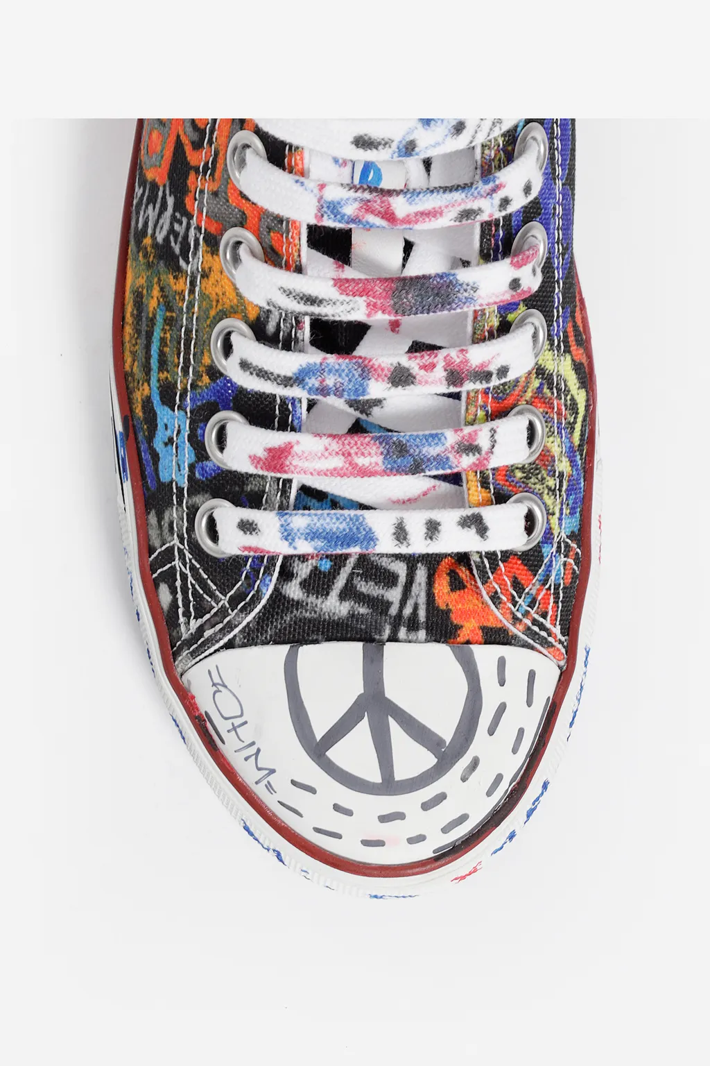 Graffiti Low Top Sneakers