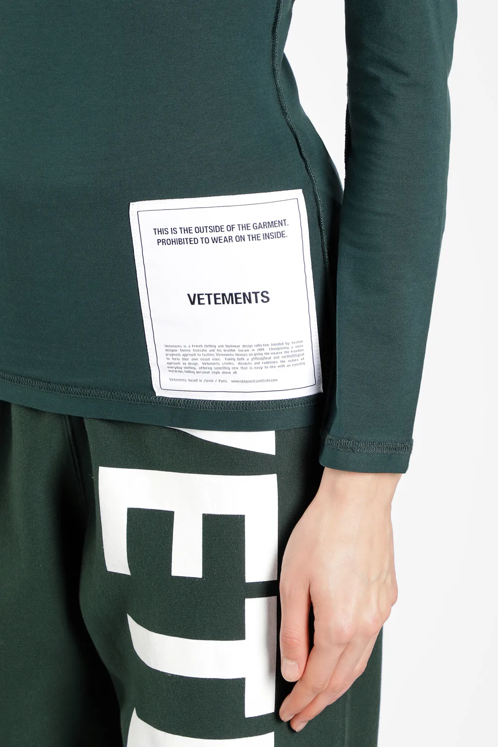Green Inside Out Slim Longsleeve