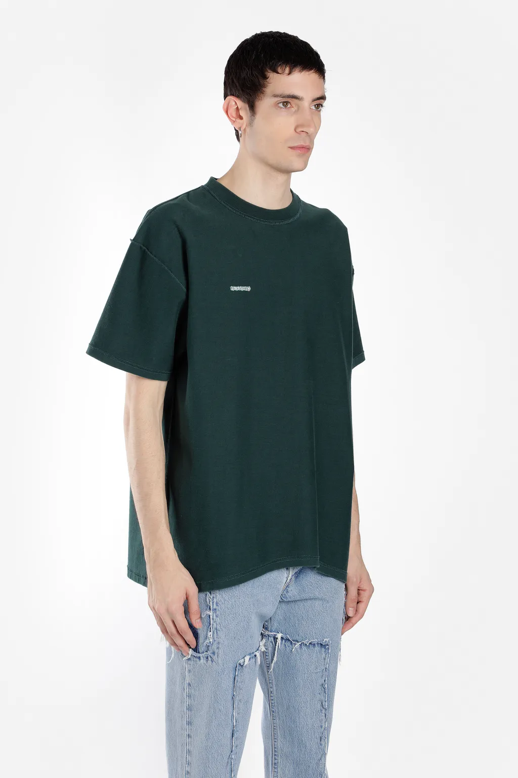 Green Inside Out Oversized T-Shirt