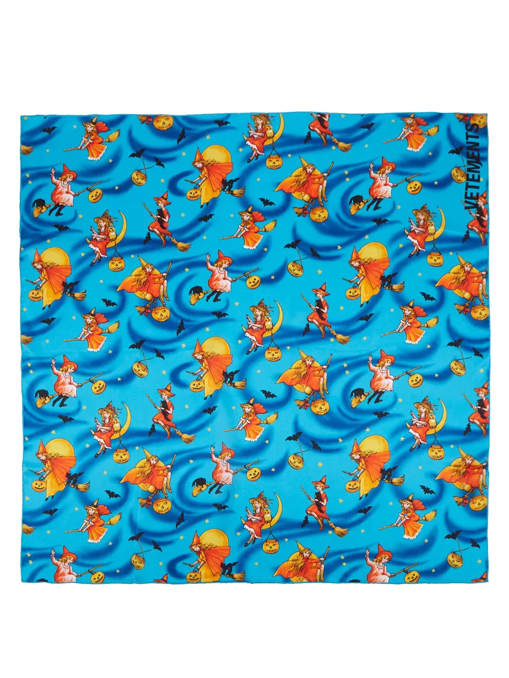 Halloween Printed Silk Scarf