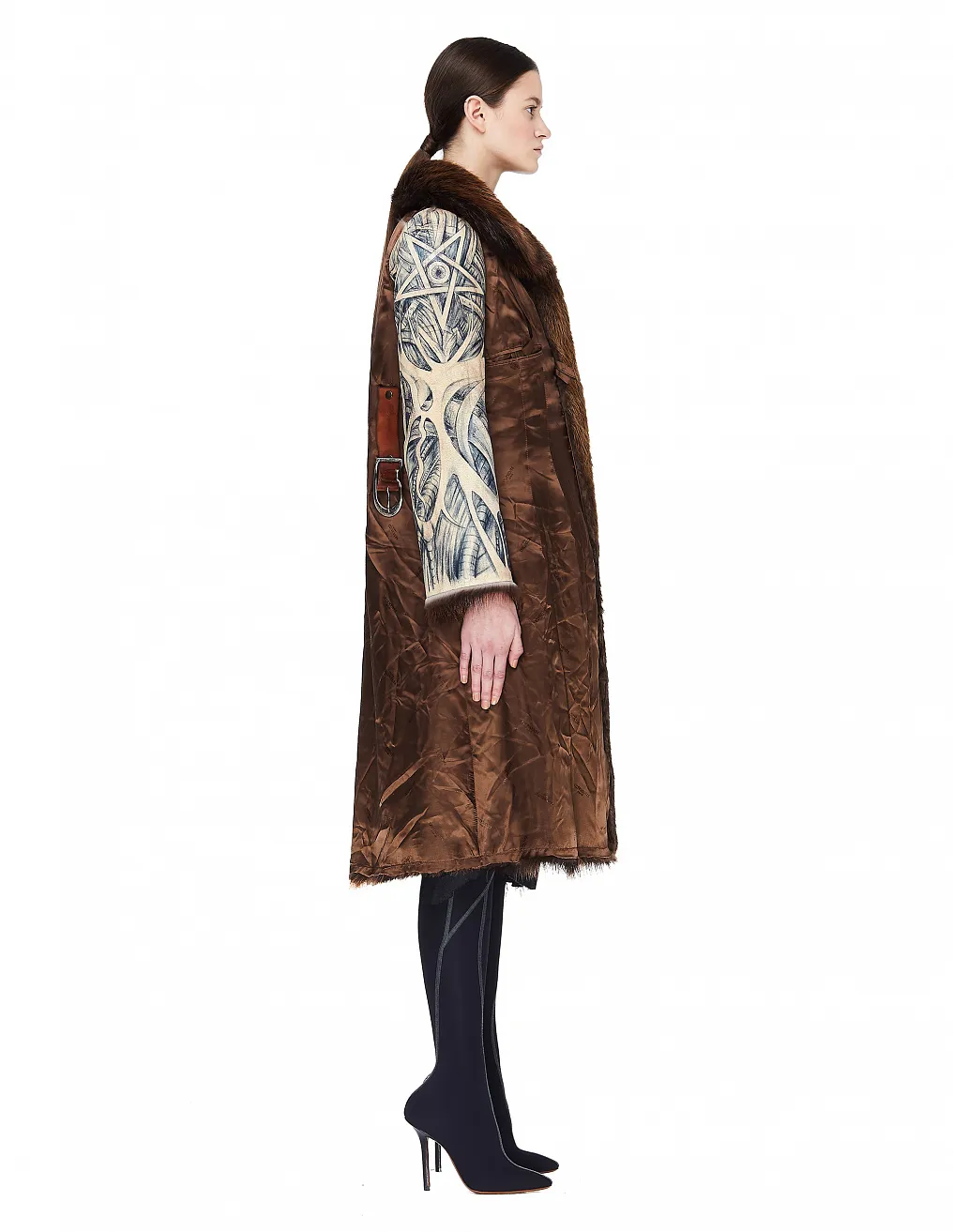 Inside Out Fur Coat