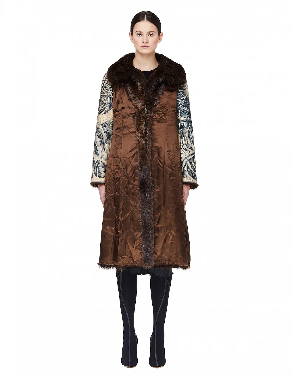 Inside Out Fur Coat
