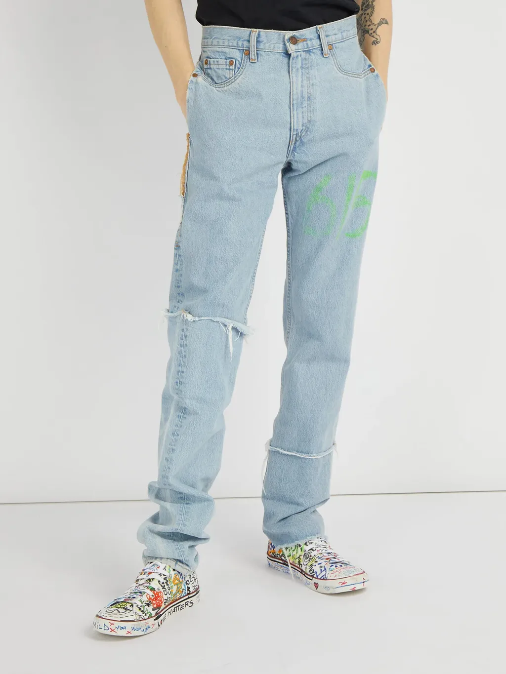 Levis 615 Distressed Jeans