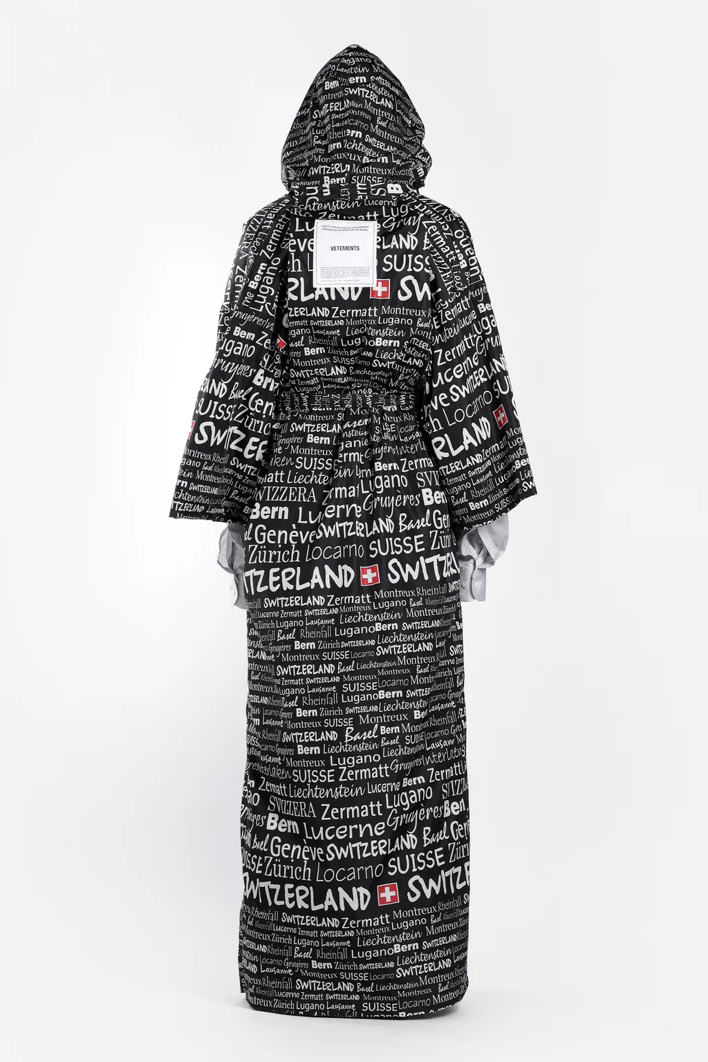 Logo Swiss Kimono Coat