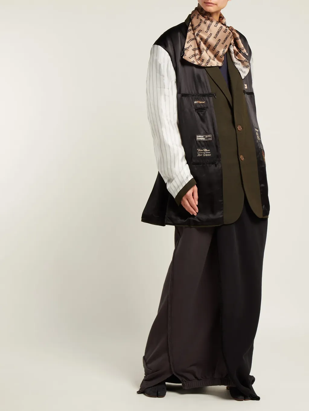 Deconstructed Inside Out Blazer