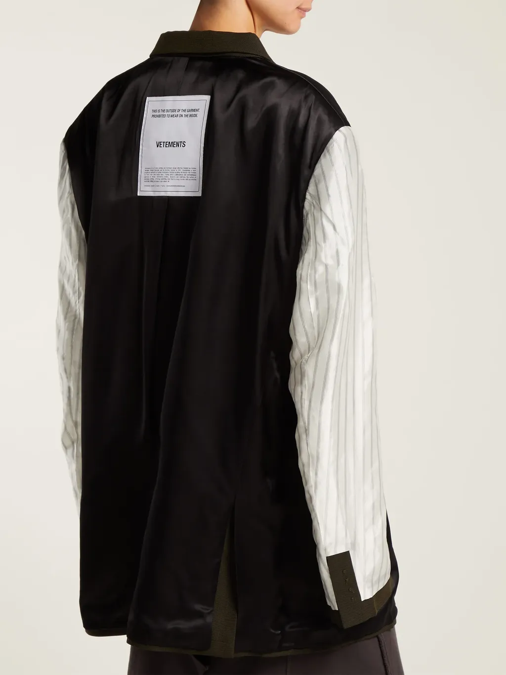 Deconstructed Inside Out Blazer
