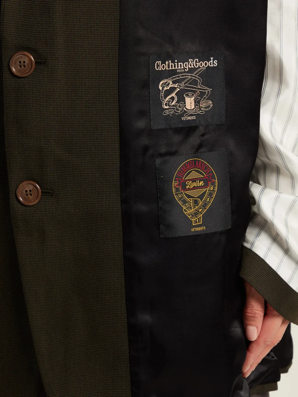 Deconstructed Inside Out Blazer