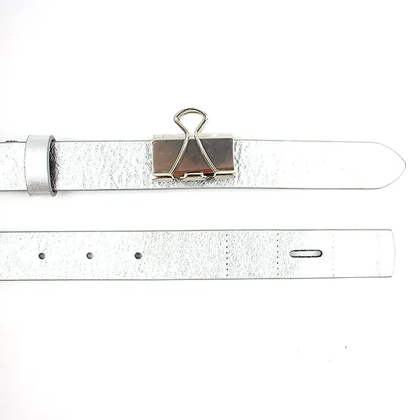Silver Paperclip Belt