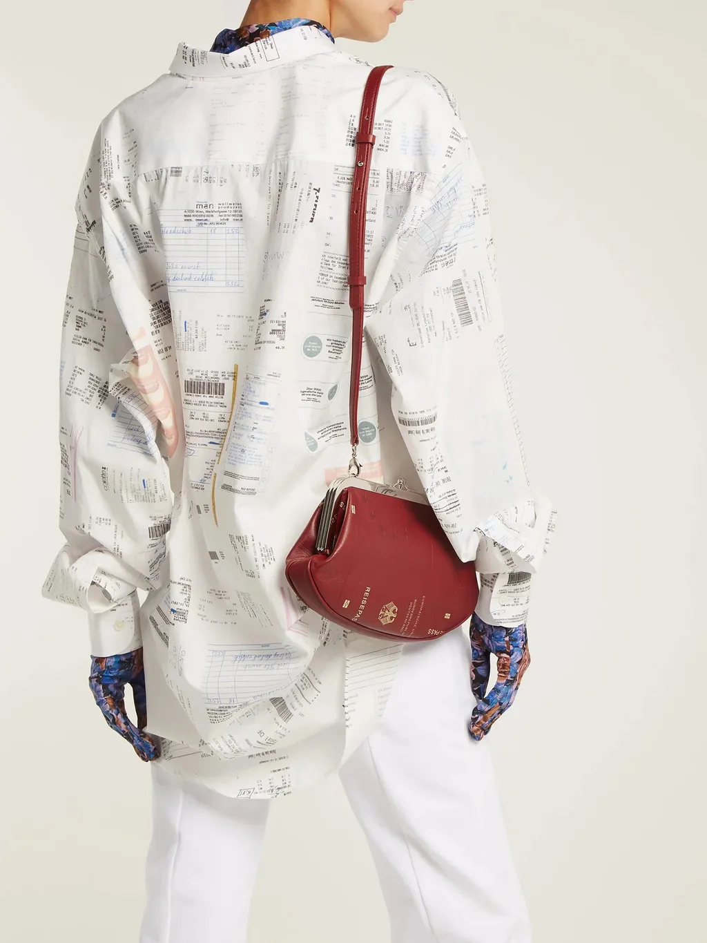 Passport Granny Bag Germany Leather Shoulder Bag