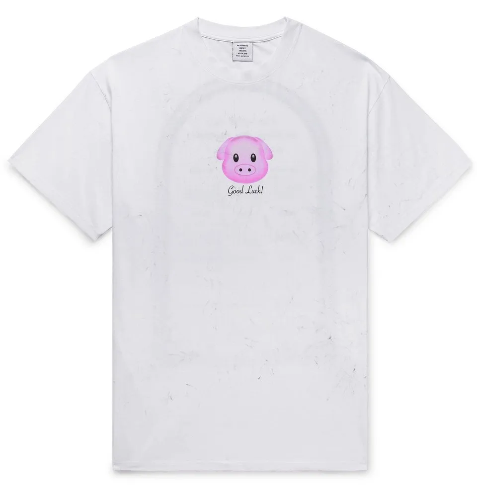 Pig Print Short Sleeve T-Shirt