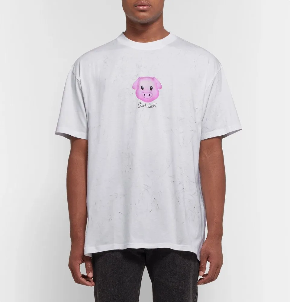 Pig Print Short Sleeve T-Shirt