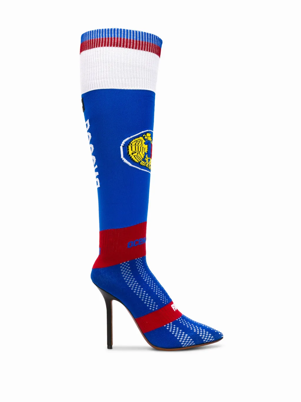 Russia Knit Sock Heel Boots