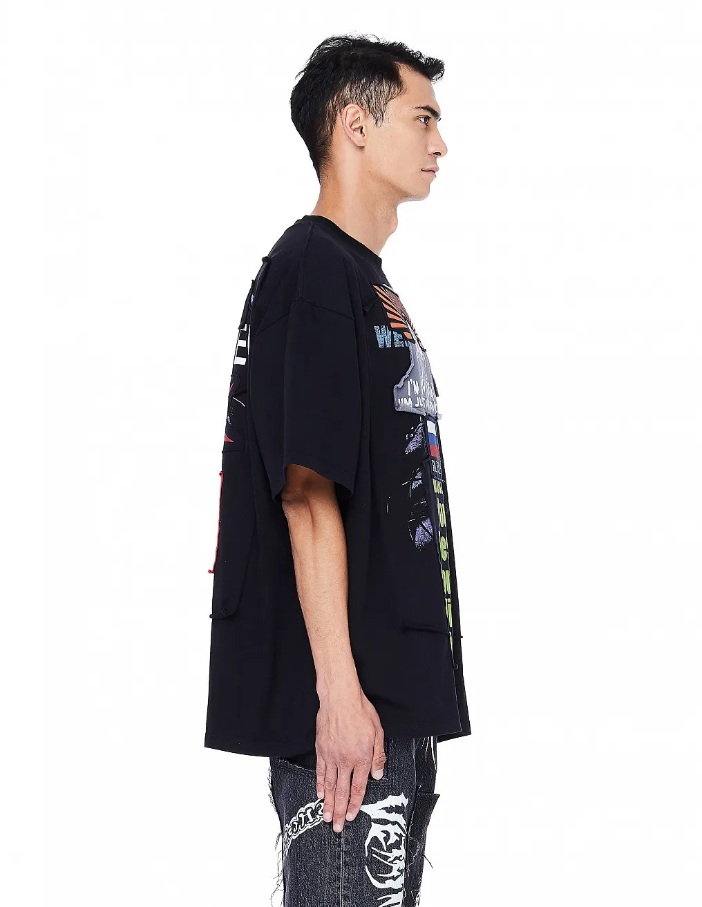 Russia Patches Oversized T-Shirt