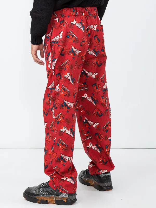 Spiderman Print Trousers