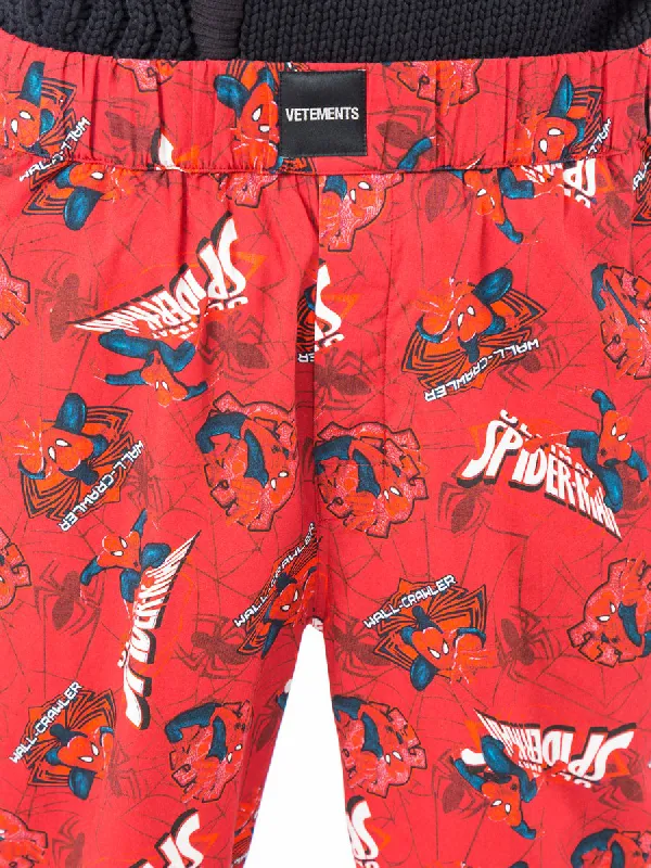 Spiderman Print Trousers