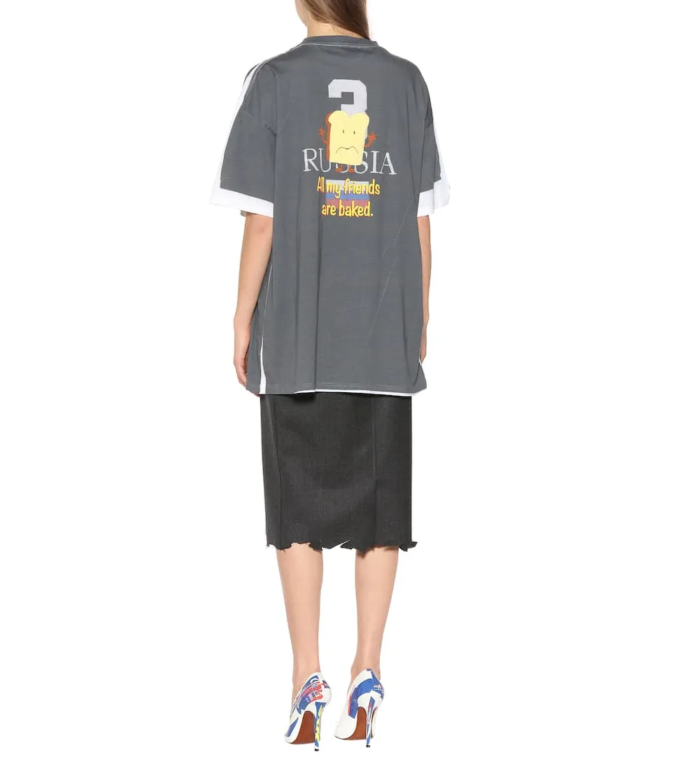 Stop Looking At My Shirt Oversized T-Shirt