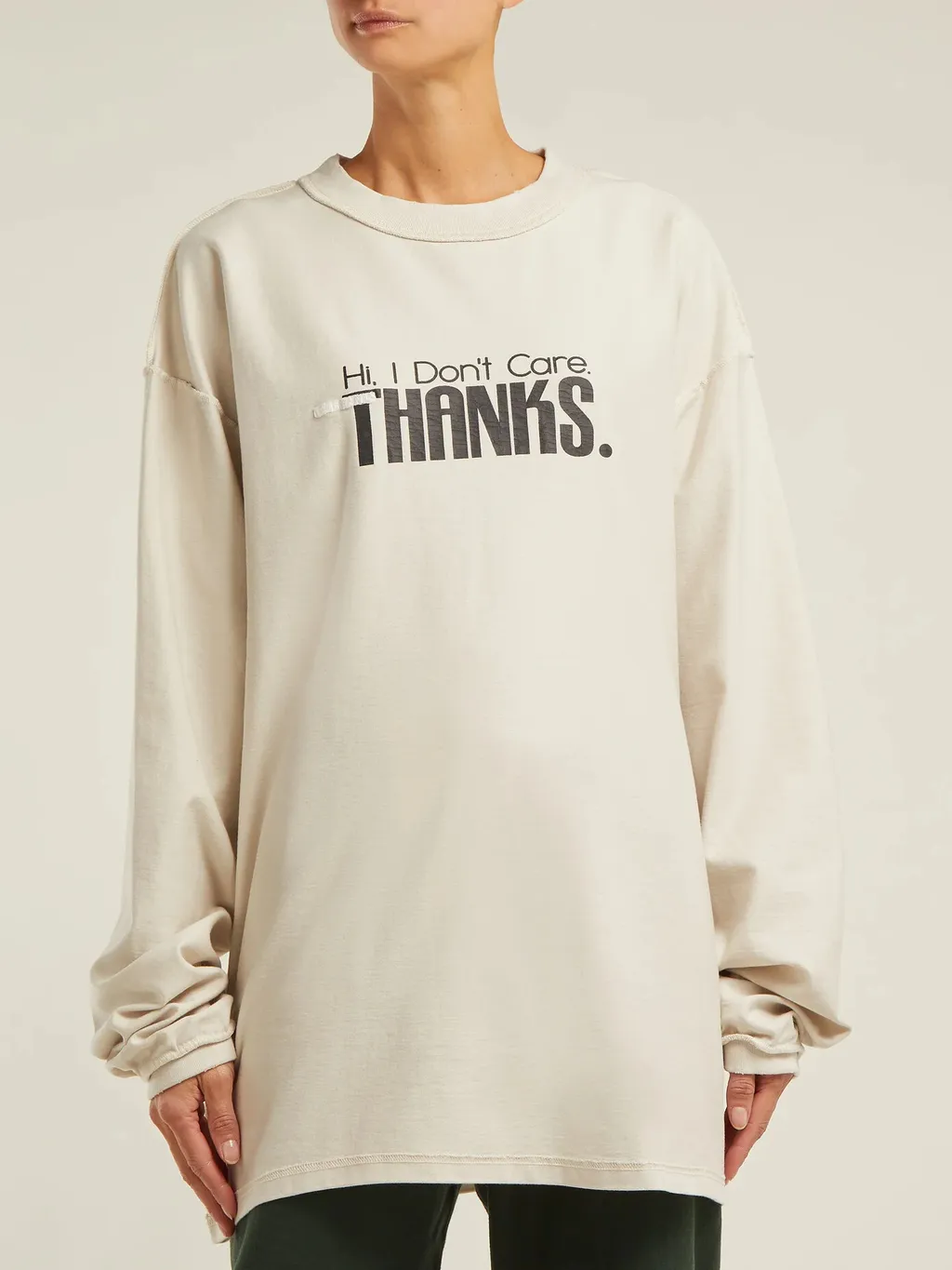 Thanks Inside Out Oversized Sweatshirt