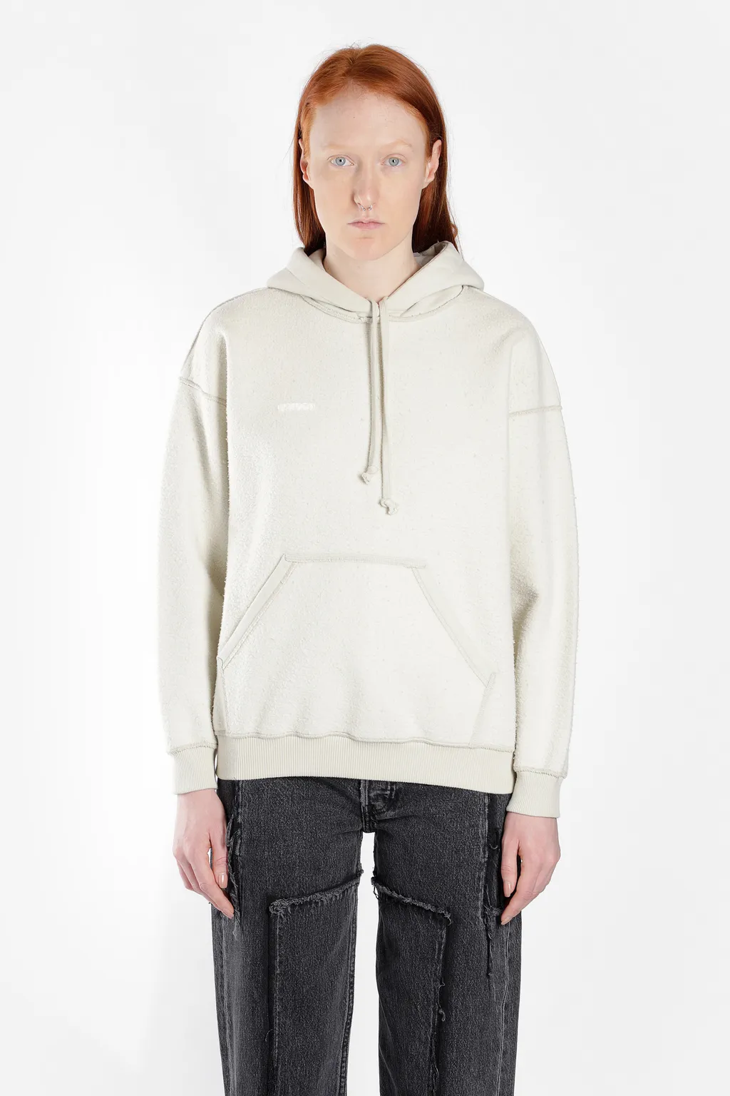 White Inside Out Hoodie