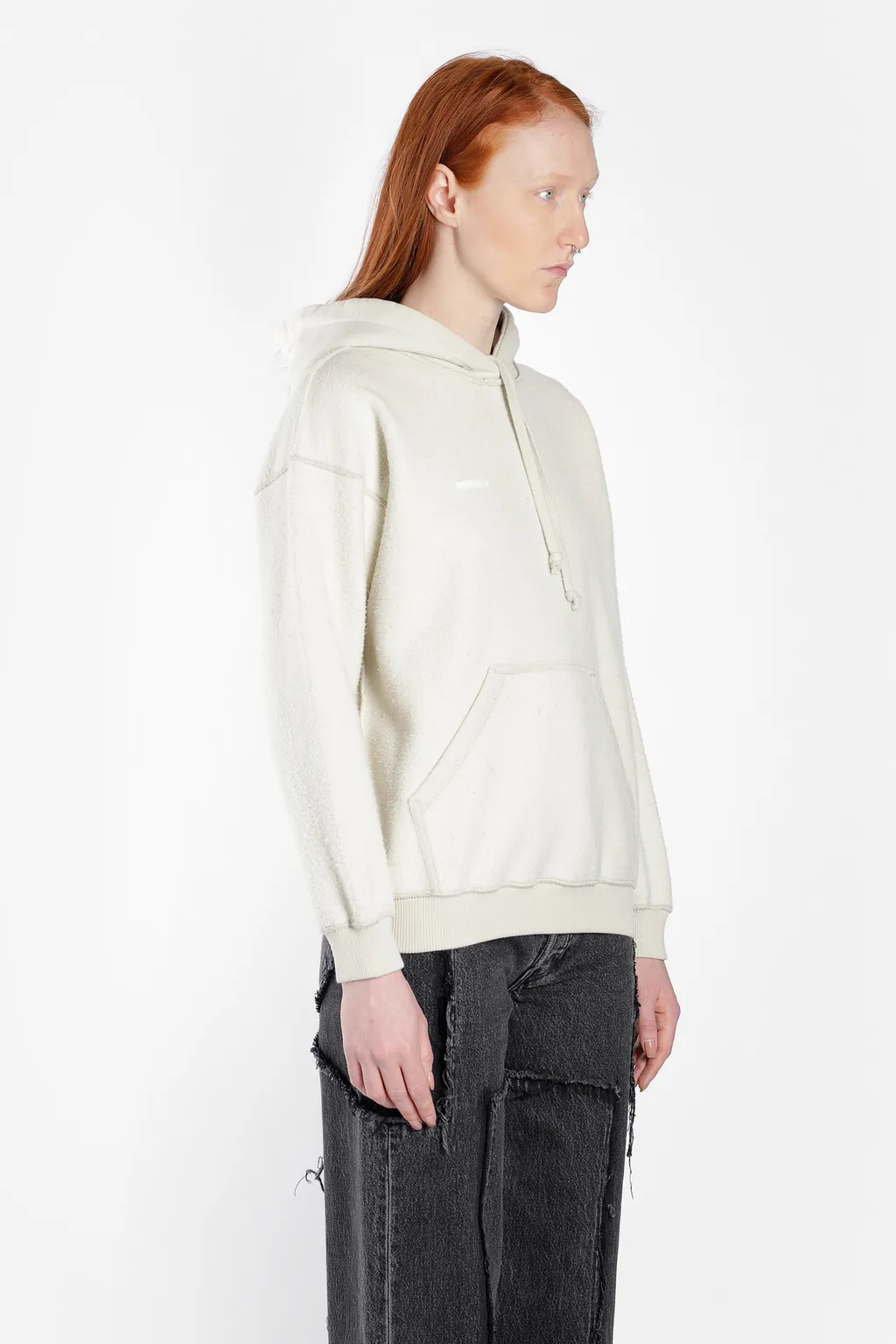White Inside Out Hoodie